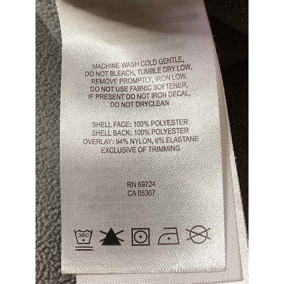 Columbia Mens Fleece Jacket‎ Full Zip Gray Brown Outdoor Warm Activewear - Picture 10 of 13